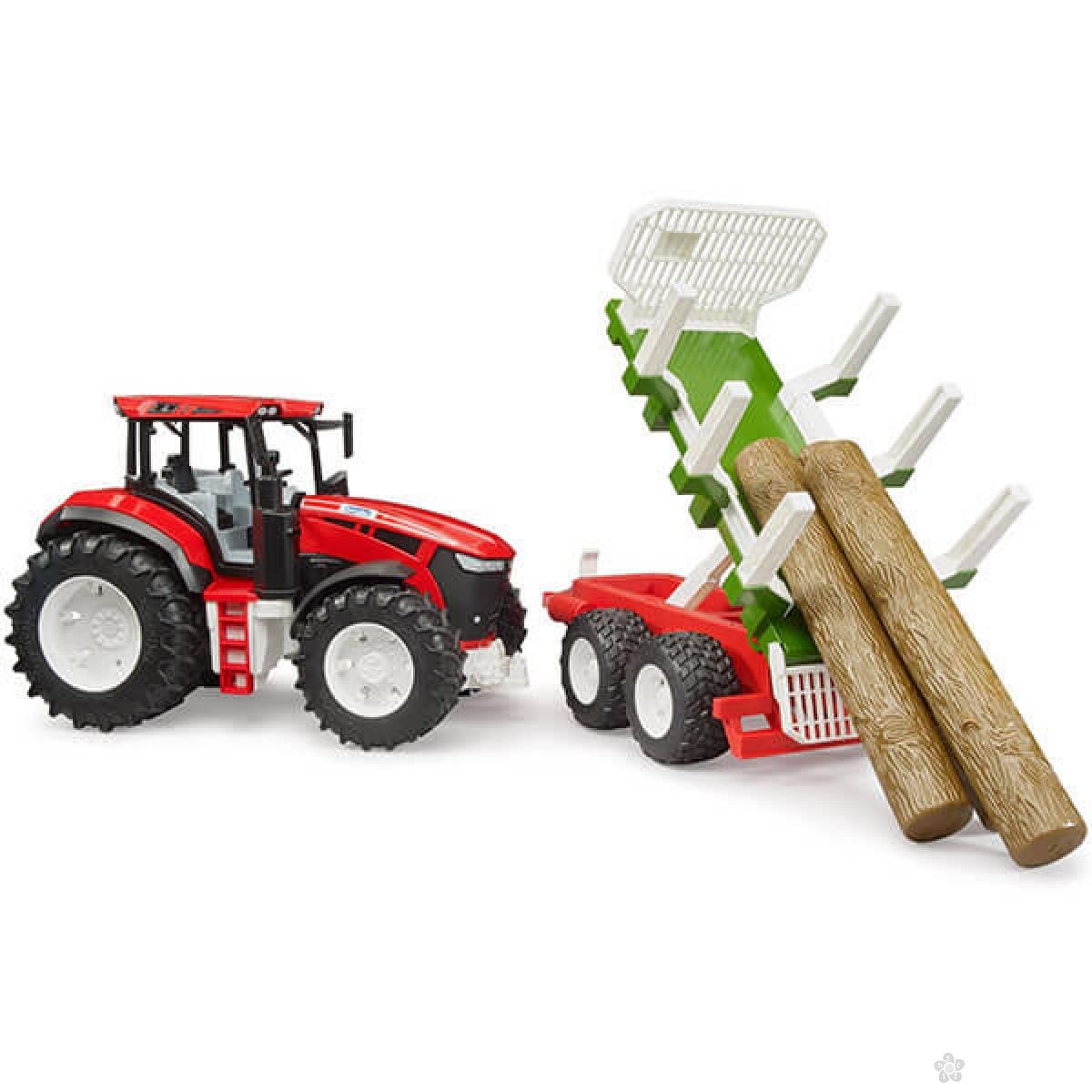 Traktor Roadmax sa prikolicom za drva 034535 