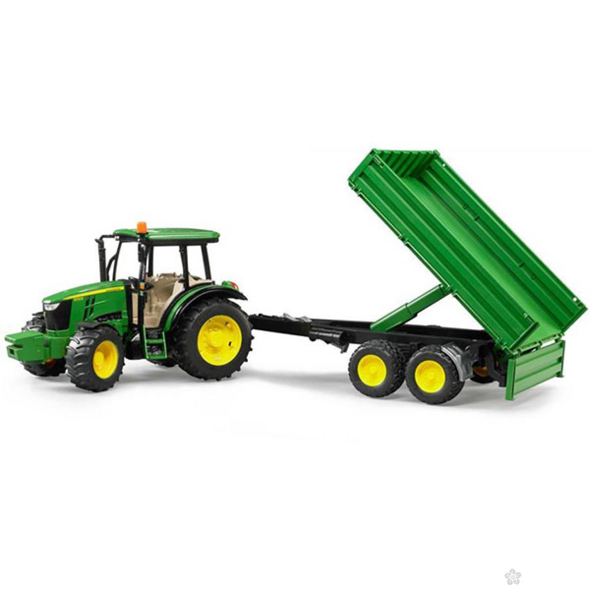 Traktor sa prikolicom Bruder John Deere 021085 