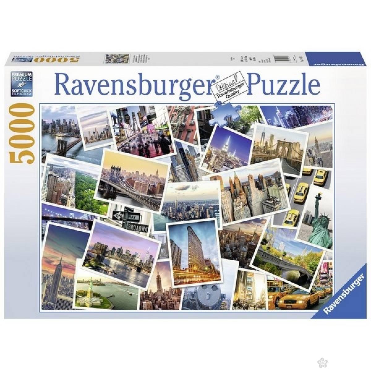 Ravensburger puzzle Njujork, grad koji ne spava RA17433 