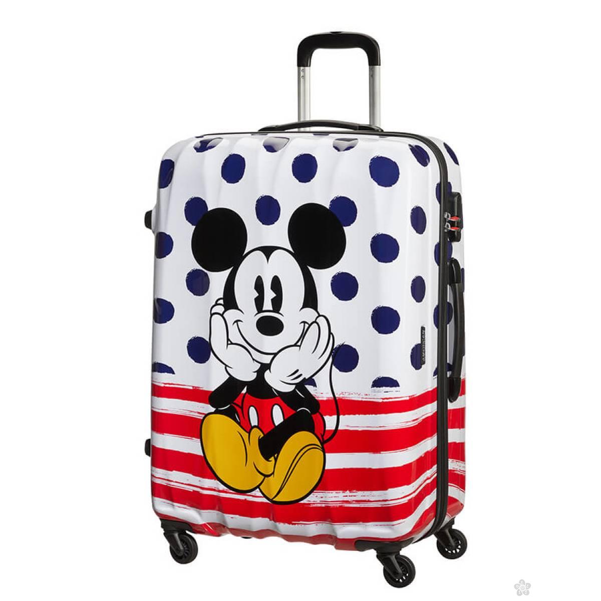 American Tourister kofer Mickey Blue Dots 19C*71008 
