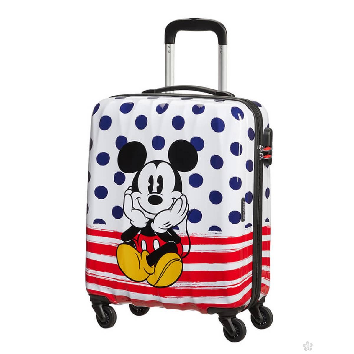 American Tourister kofer Mickey Blue Dots 19C*71019 