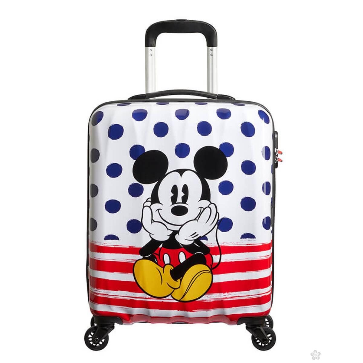 American Tourister kofer Mickey Blue Dots 19C*71019 