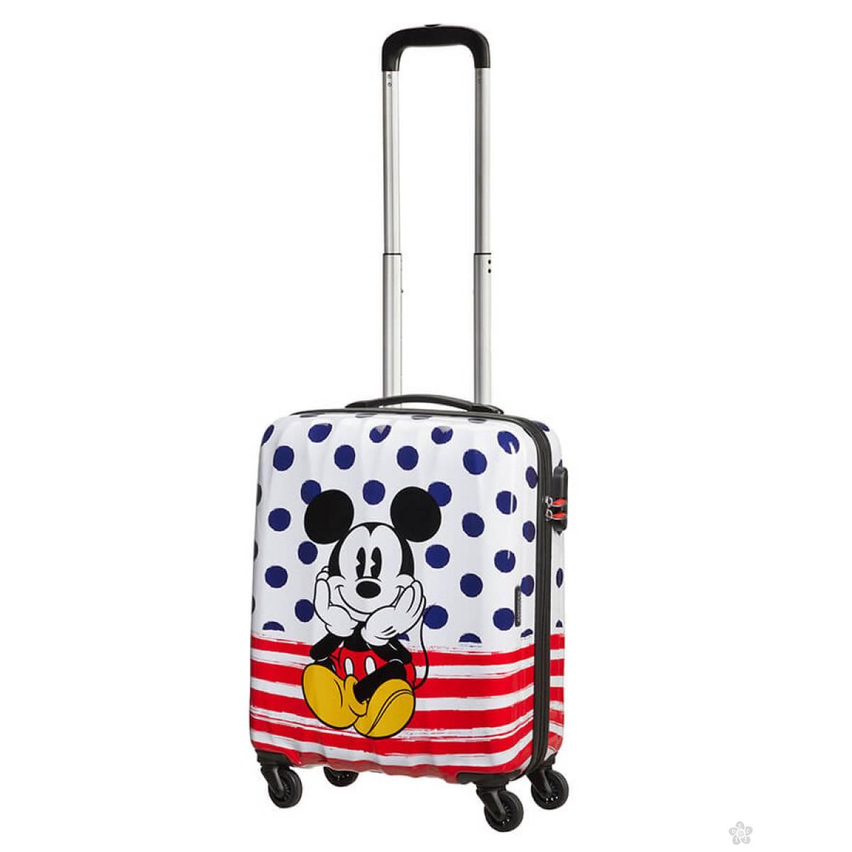 American Tourister kofer Mickey Blue Dots 19C*71019 