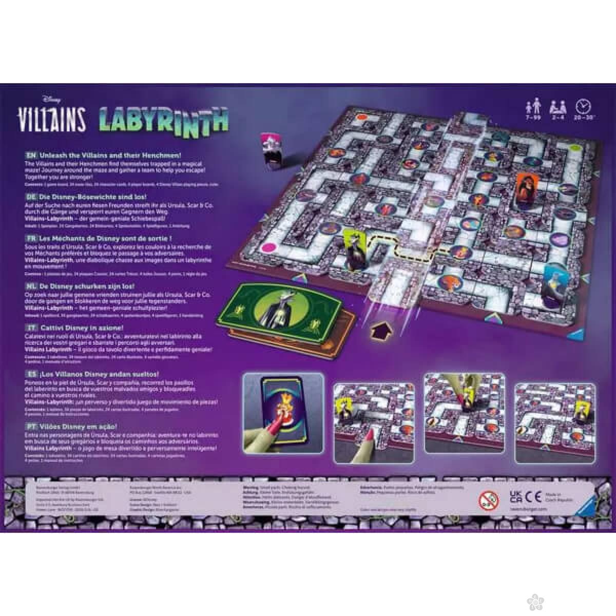 Društvena igra Disney Villains lavirint RA27271 