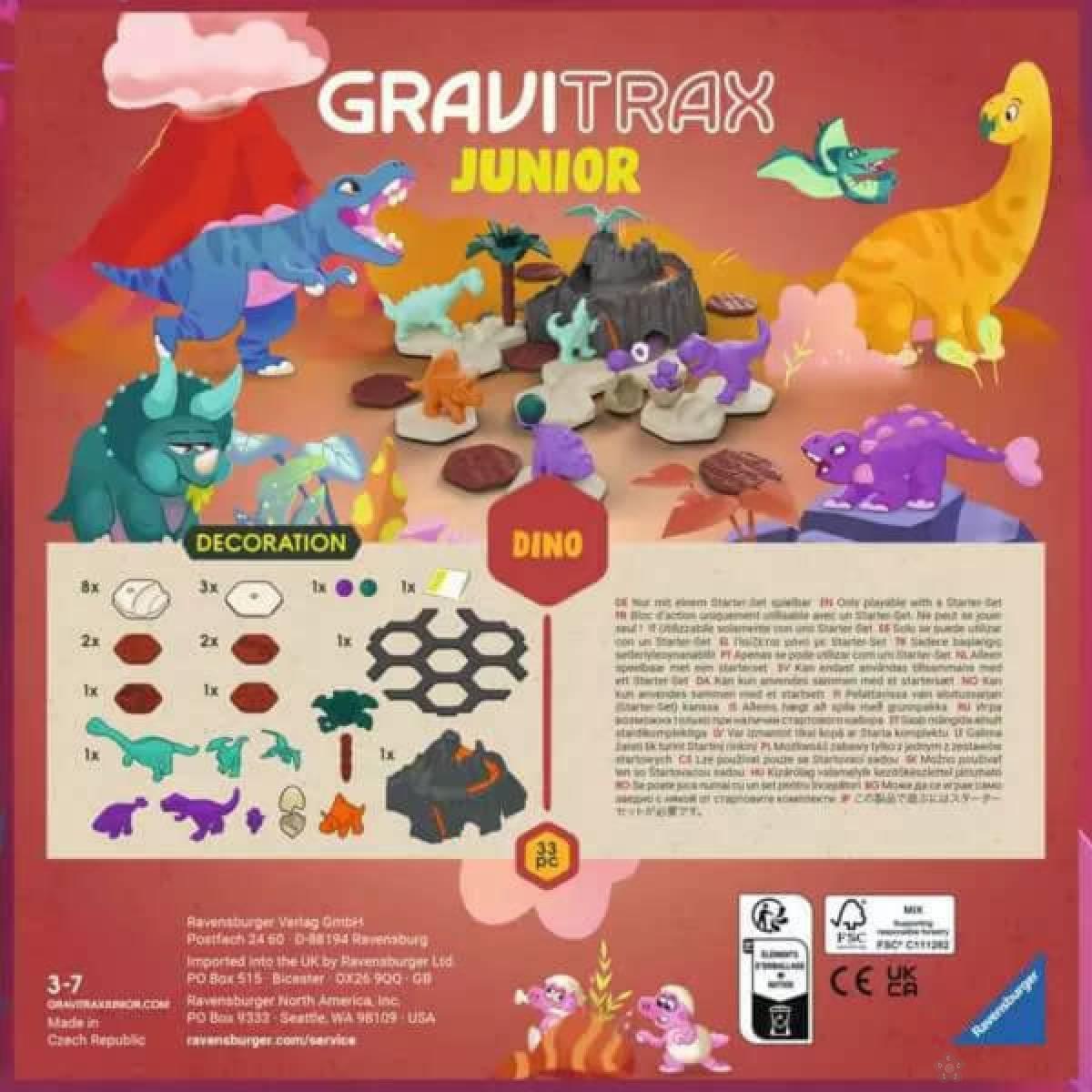 Društvena igra GraviTrax Junior Proširenje Dino RA24587 