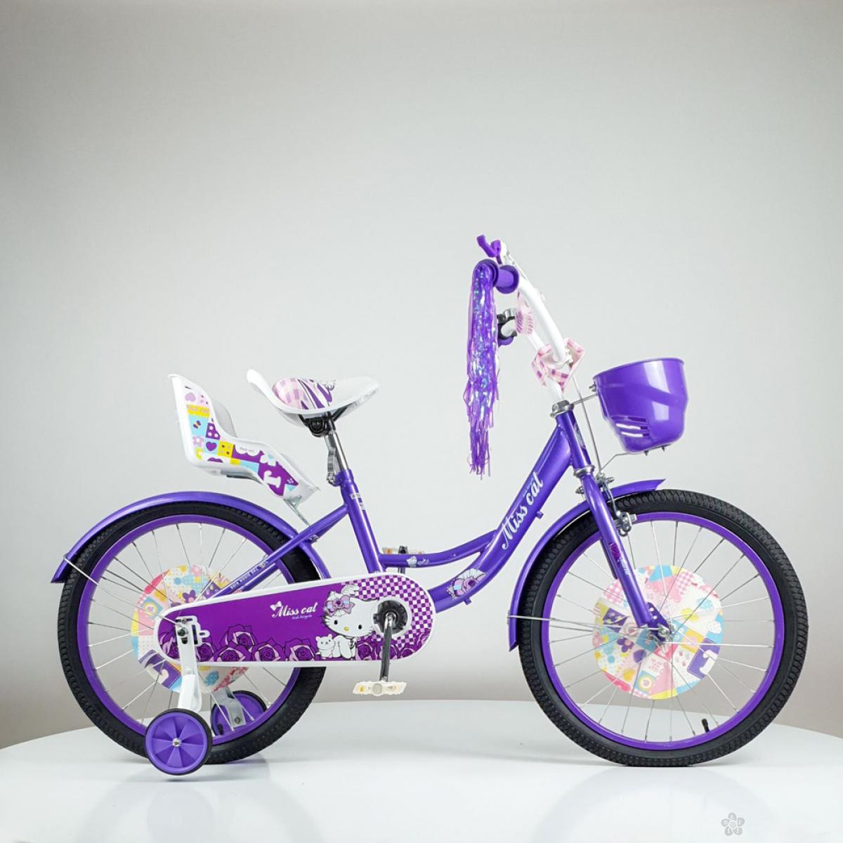 Bicikl za decu model 708-20″ Miss Cat Ljubičasti 