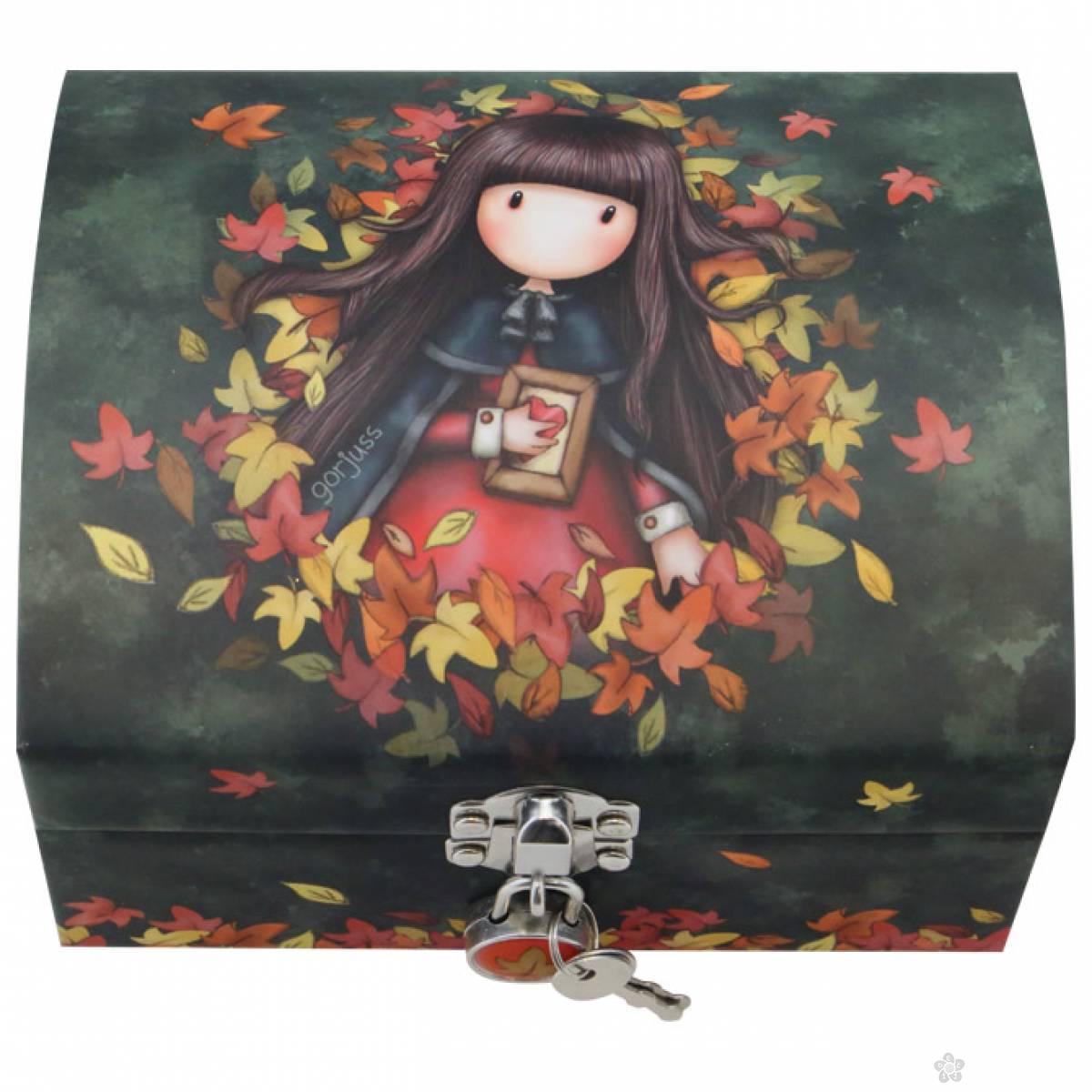 Kutija za nakit sa ključićem  Autumn Leaves 701GJ08 