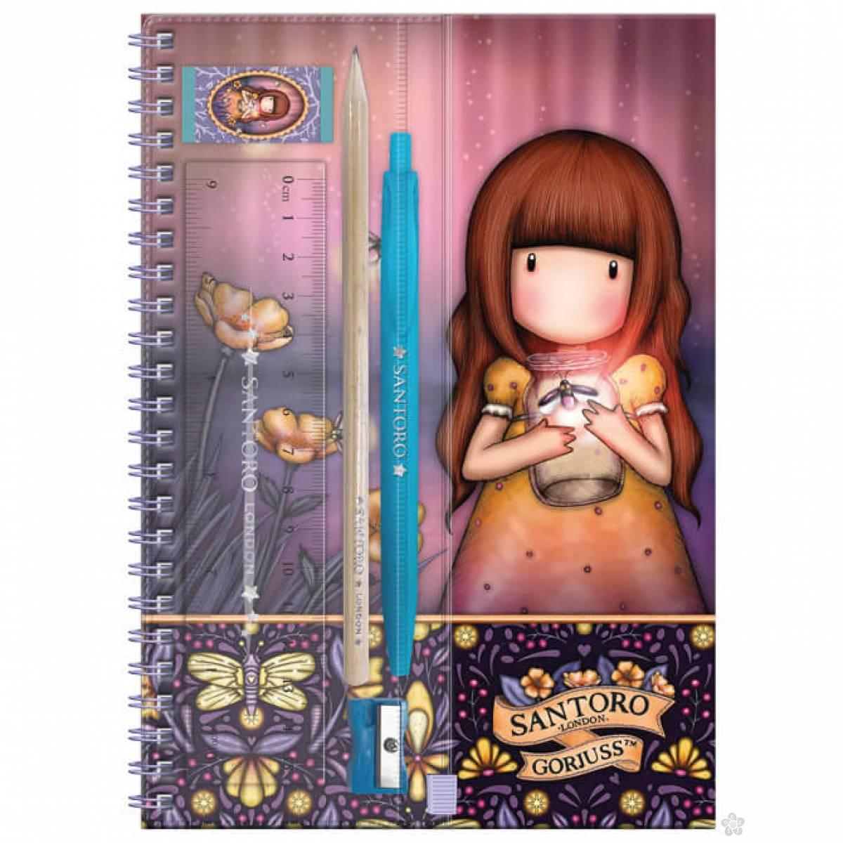 Notes spirala A5 linije Firefly Dawn 1344GJ02 