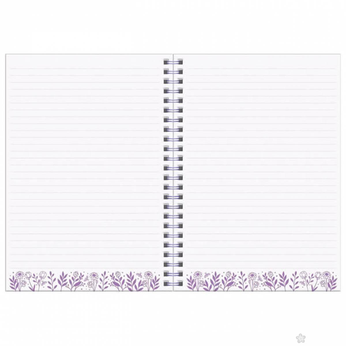 Notes spirala A5 linije Firefly Dawn 1344GJ02 