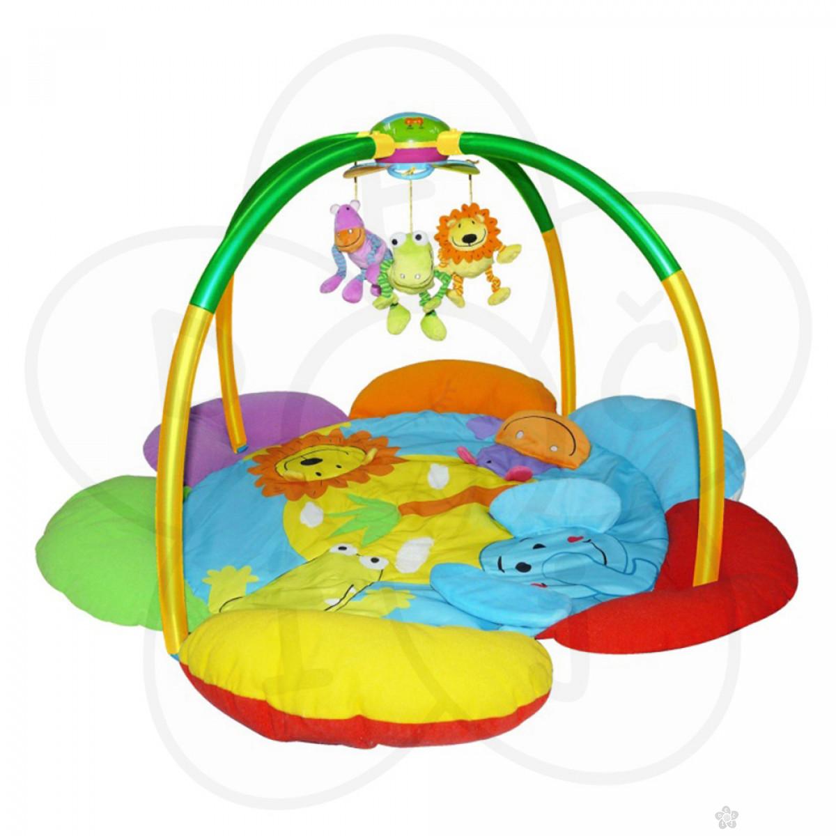 Biba Toys bebi gimnastika veseli drugari iz džungle 