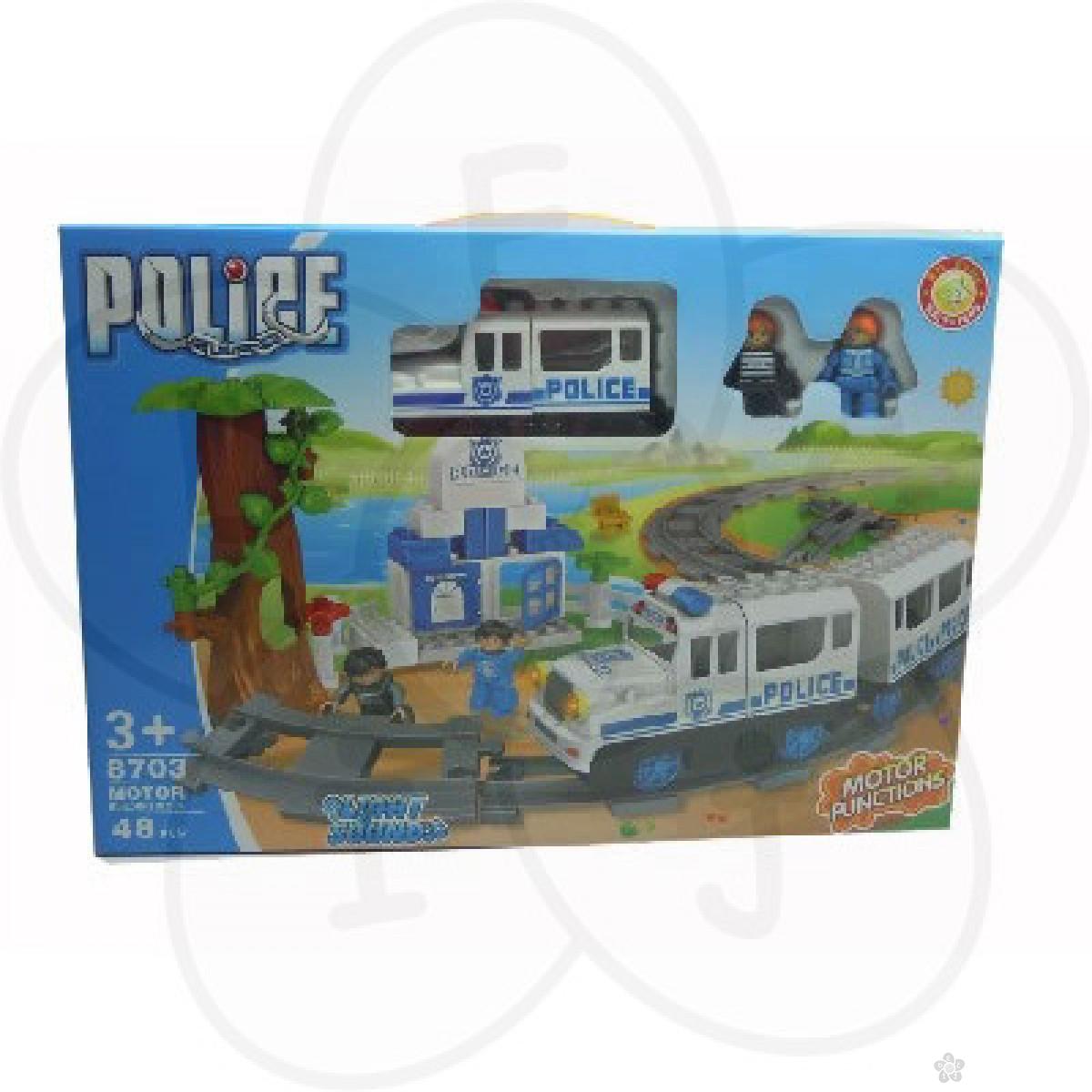 Police kocke za sklapanje 48 delova 
