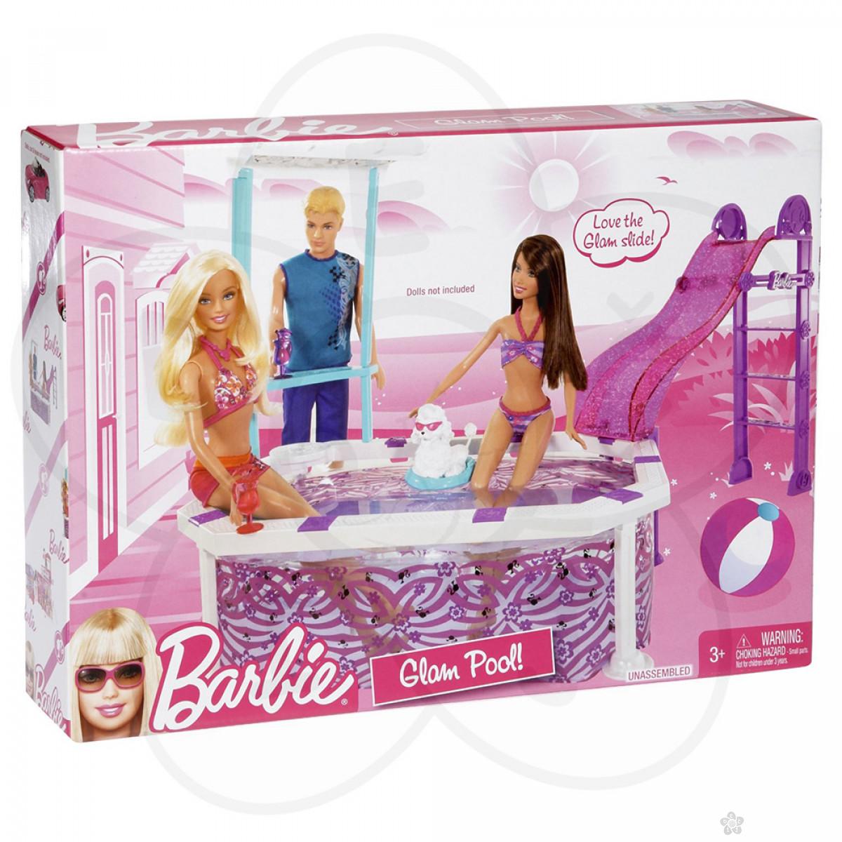 Barbie lutka sa bazenom 