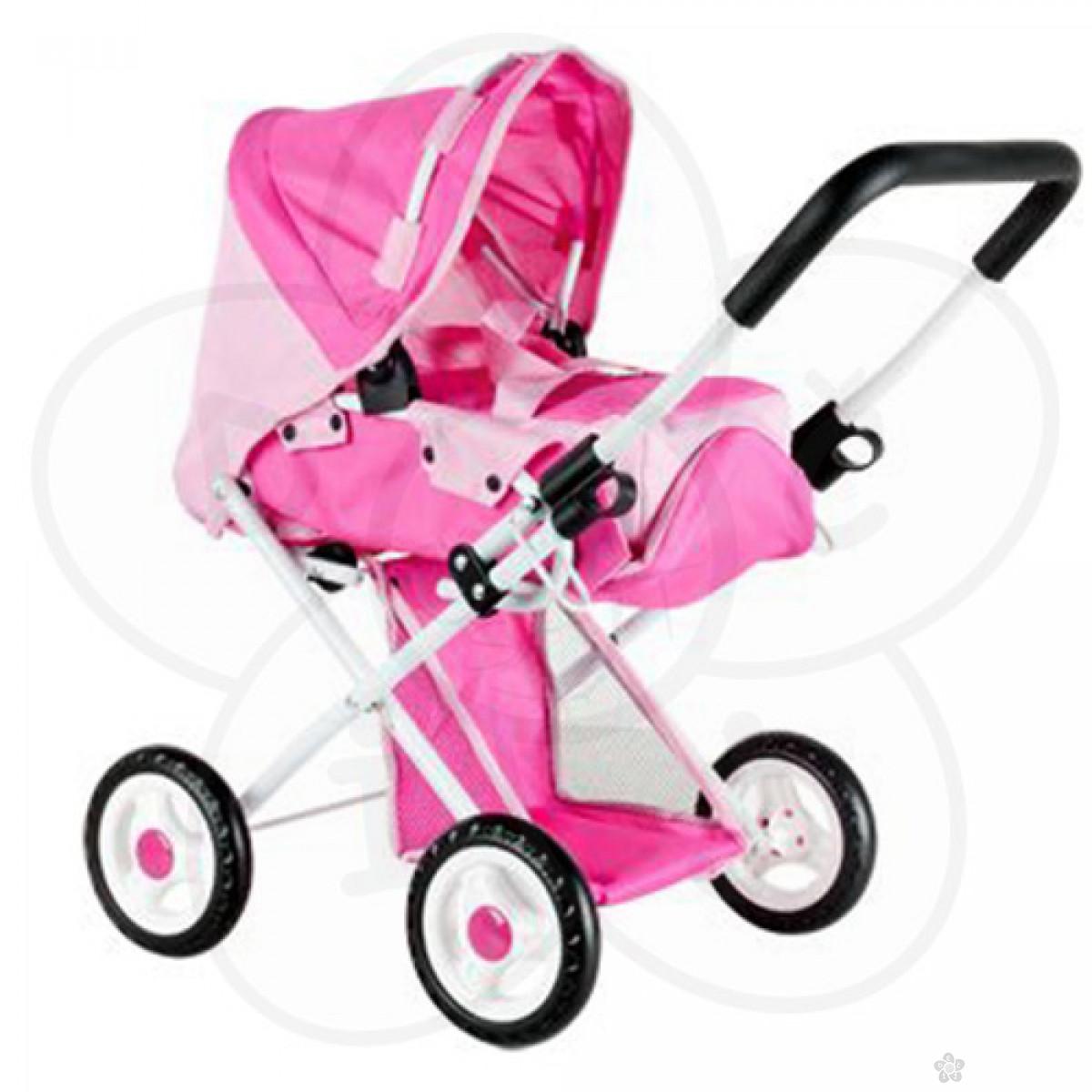 Kolica za lutke, pink 