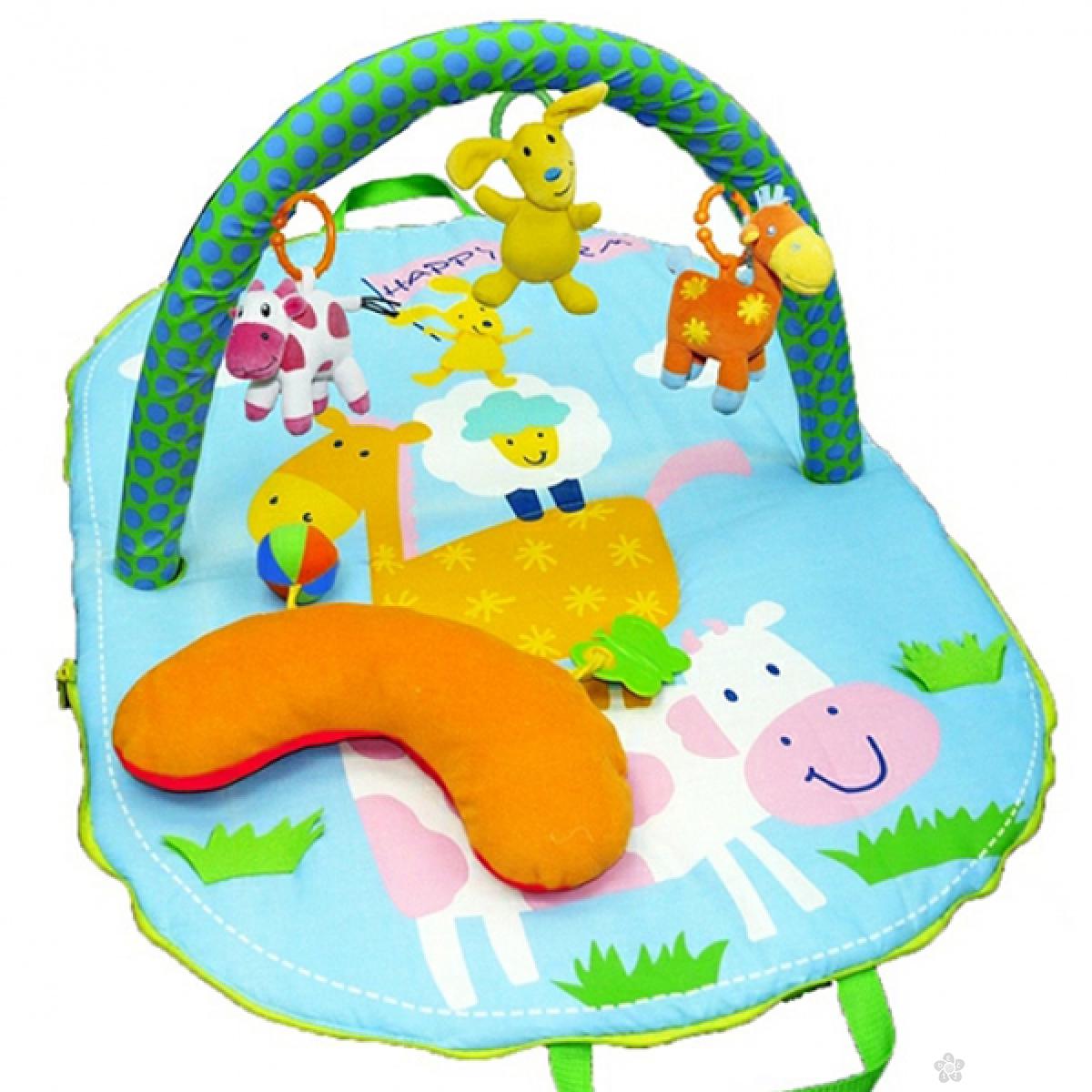 Bebi gimnastika Biba Toys žirafa i kravica, 6350039
