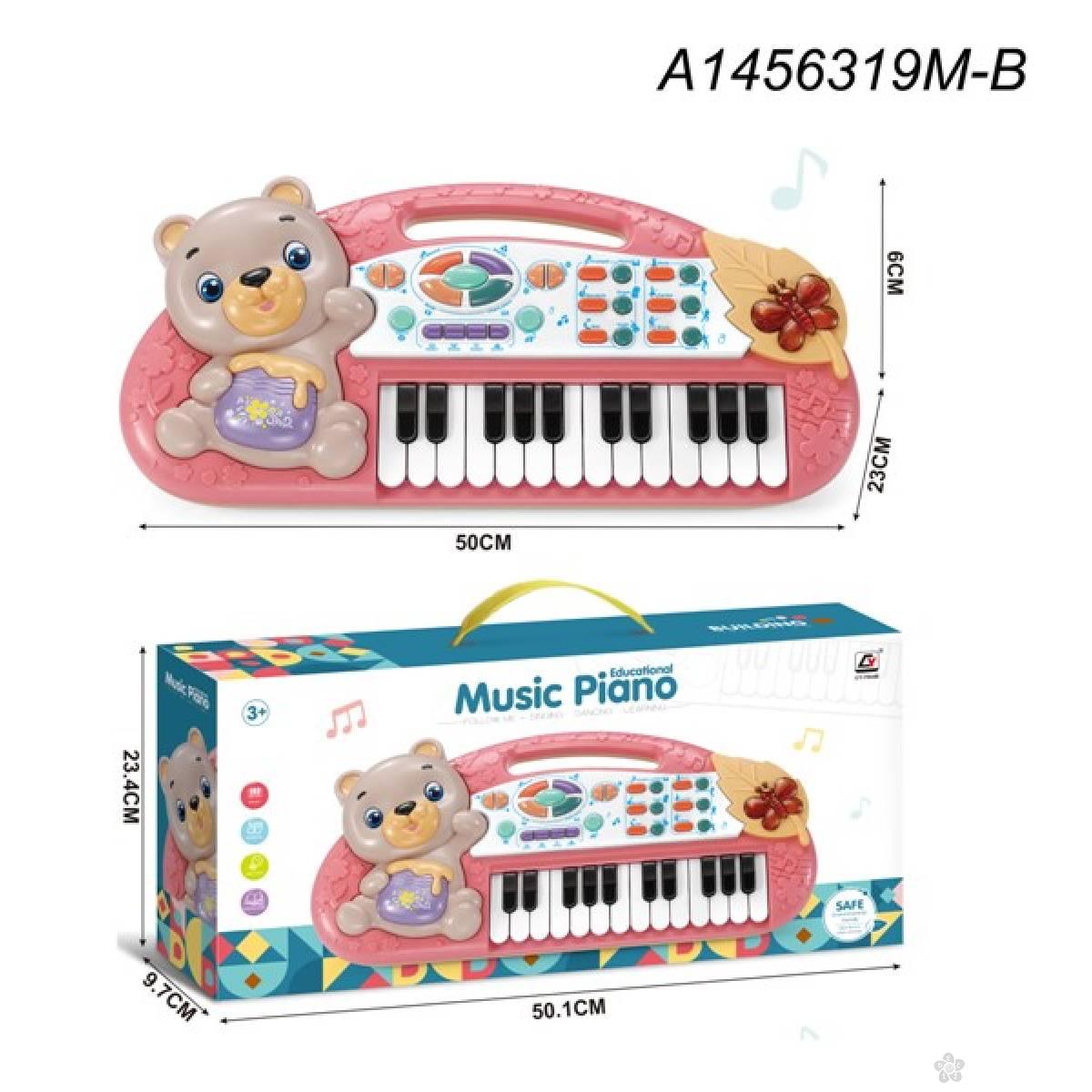 Meda piano sa svetlom i muzikom 601181 