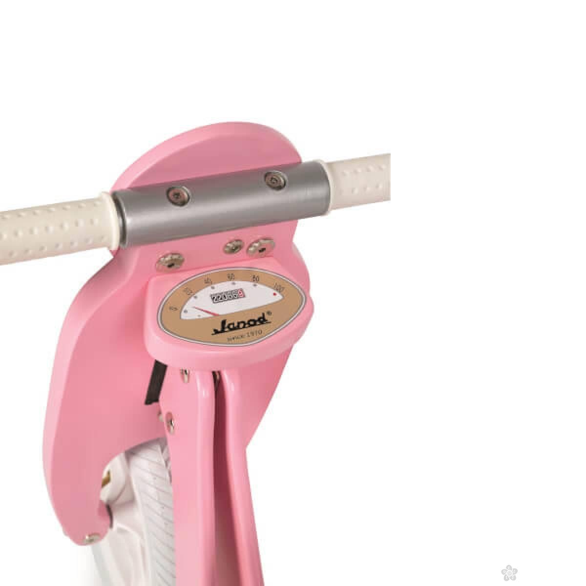 Drveni balans bicikl – Mademoiselle Pink Scooter J03239 