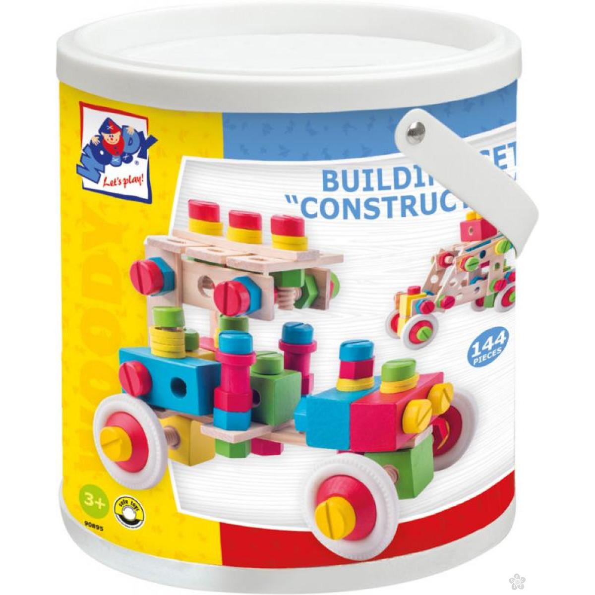 Gradjevinski set u kantici  90895 