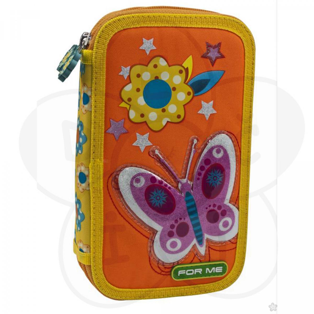 Pernica za školu - leptir, puna 