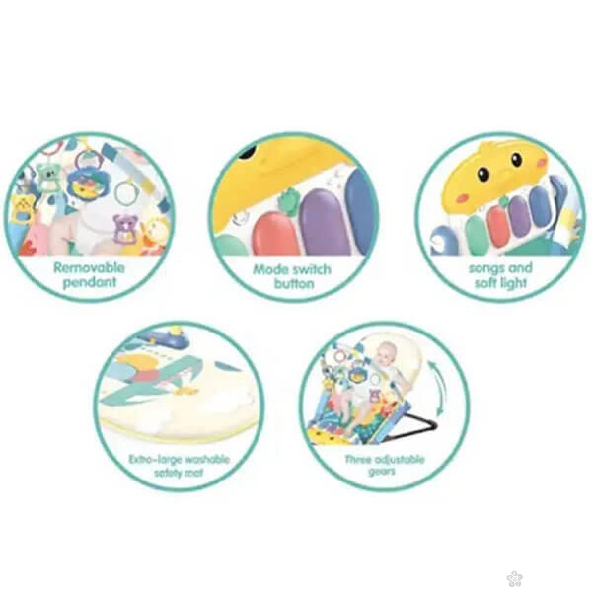 Podloga za igru 2 u 1Bebi Piano 100/71398 