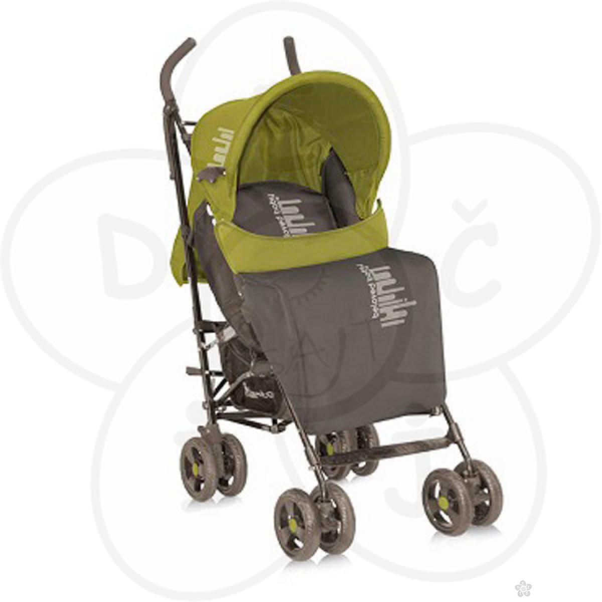 Kolica Fiesta + Zimska Navlaka - Beige & Green Beloved Baby 