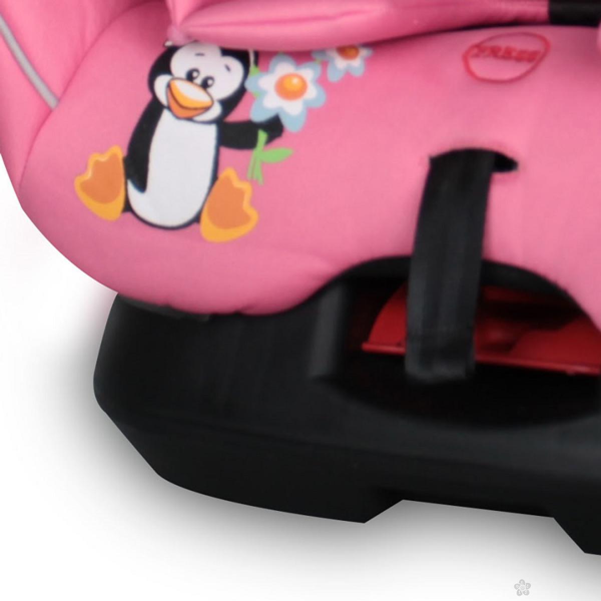 Auto Sedište Concord Grey&Pink Pinguin 0-18kg, 10070161620 