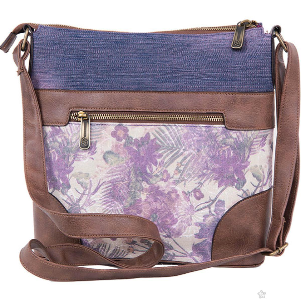 Torba na rame Floral Jeans, 121349 