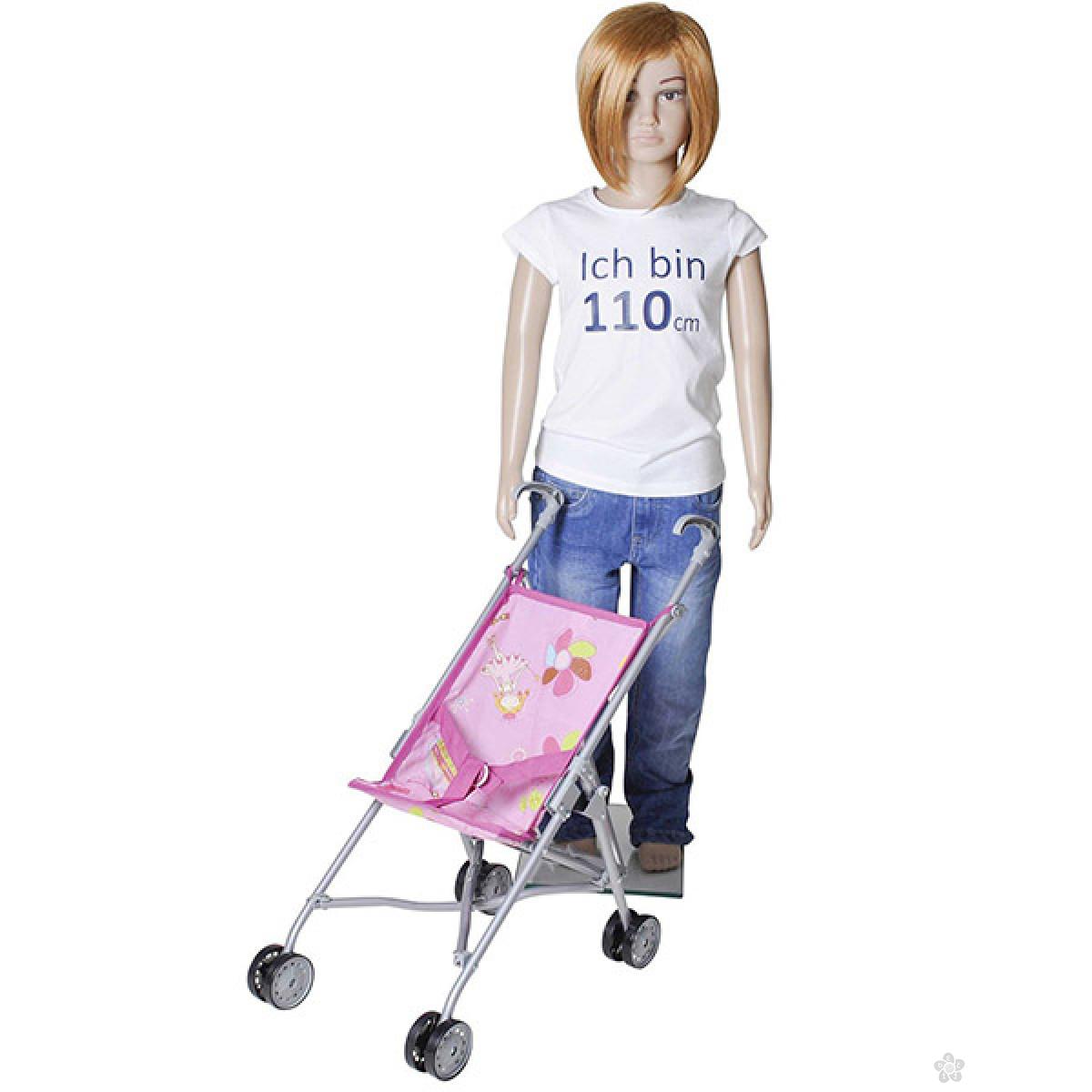 Kolica za lutke SIM Pink little princess, 126017 