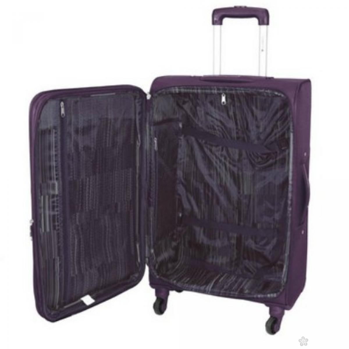 Kofer srednji polyester 65l-3,4 kg Daisy ljubičasta, 16KG112146L 