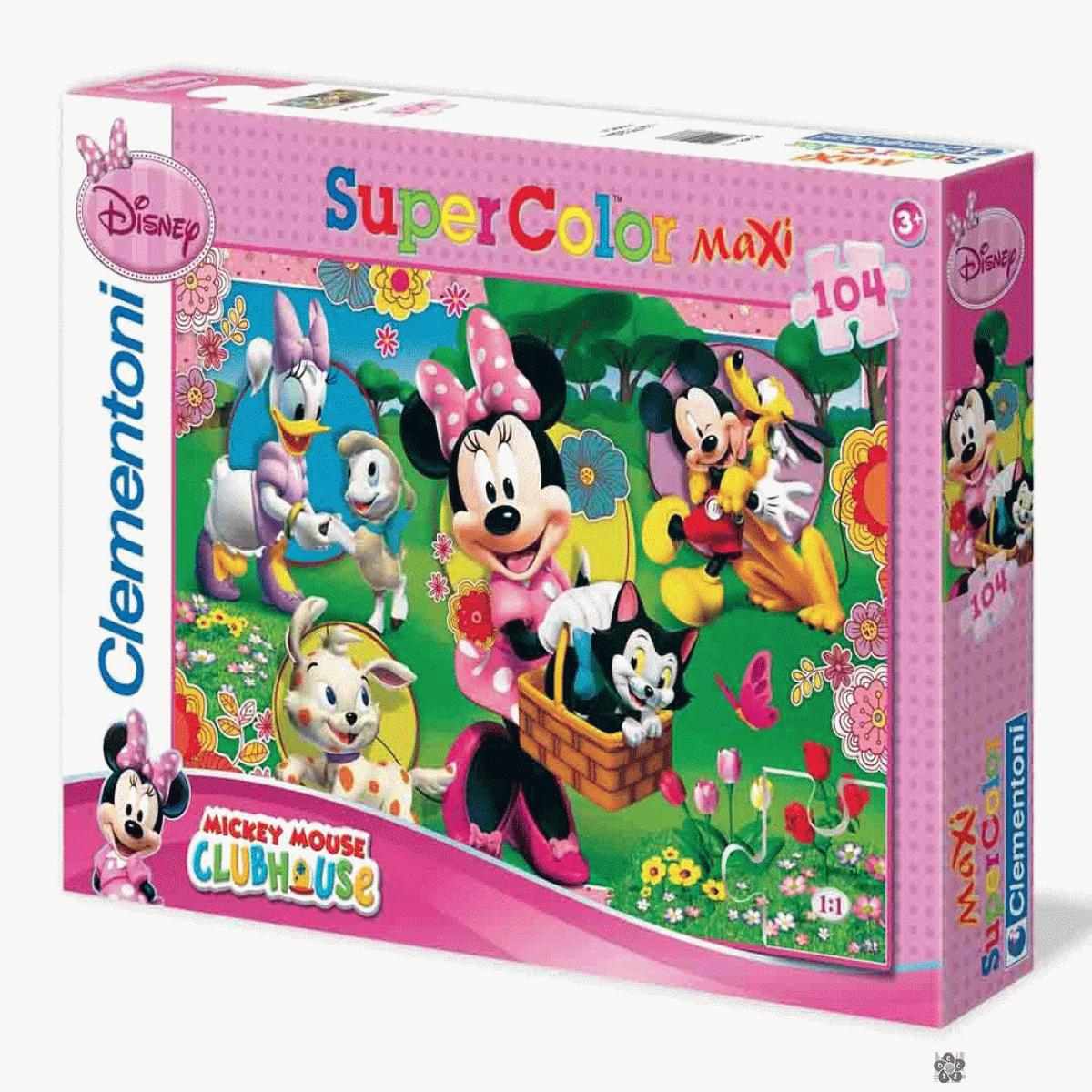 Puzzle maxi Minnie Mouse 104 dela Clementoni, 23636 