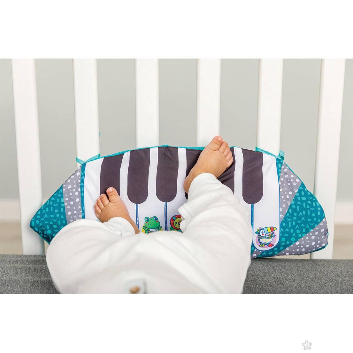 3 u 1 Crib and Tummy Time Kicking Piano 115208 