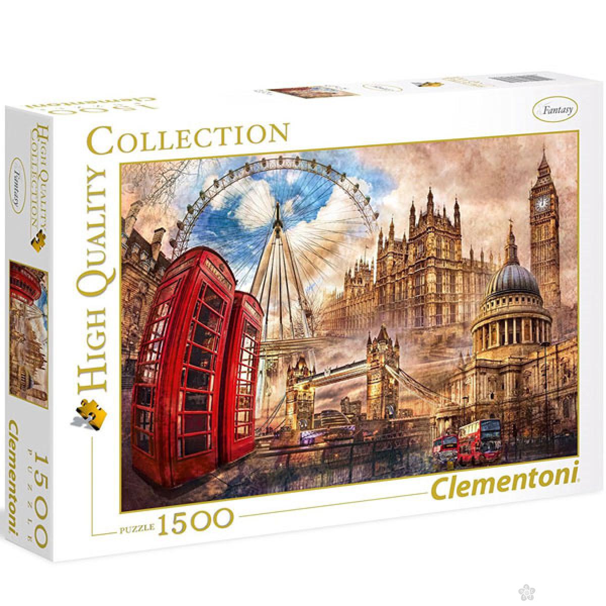 Puzzla Vintage London 1500 delova Clementoni 979639 