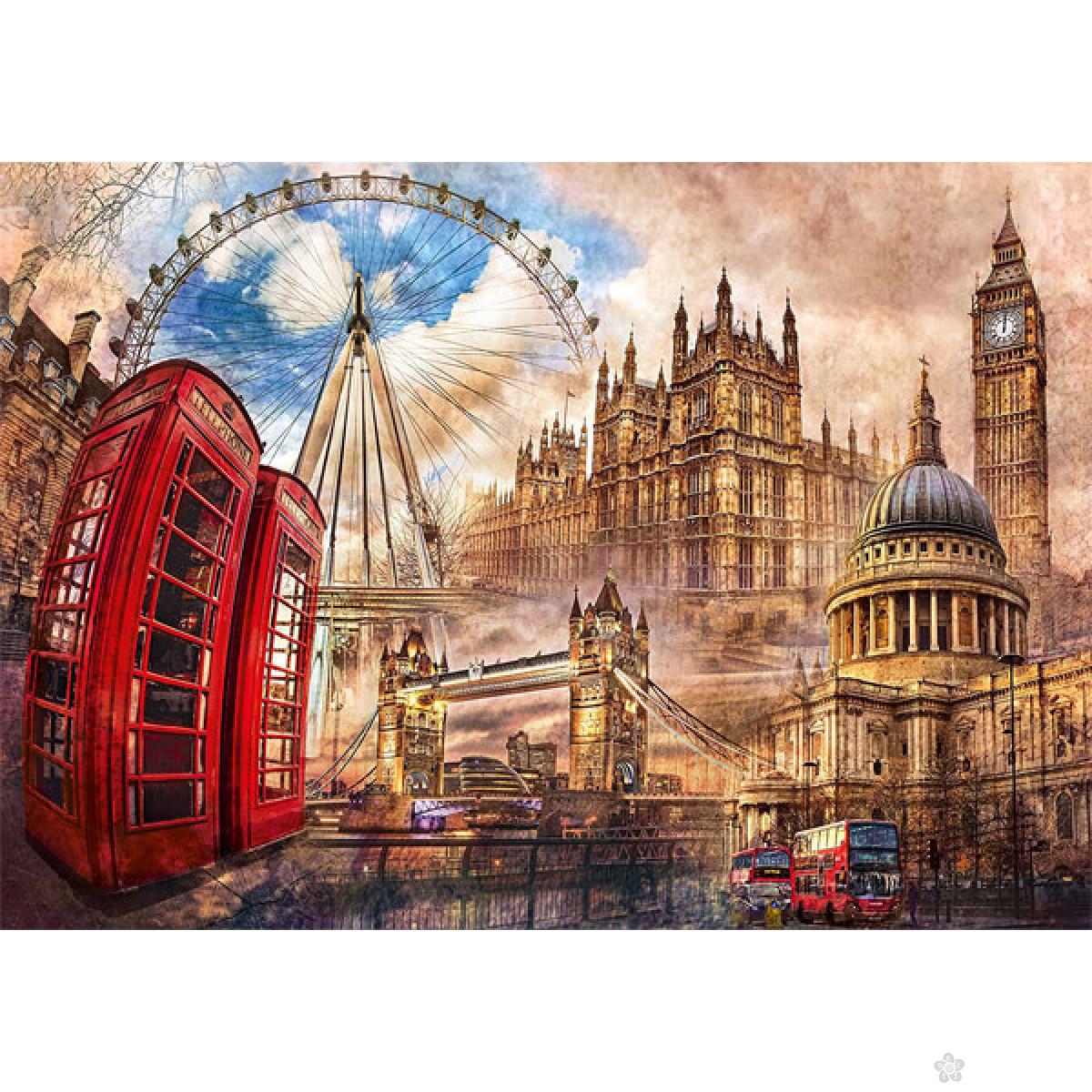 Puzzla Vintage London 1500 delova Clementoni 979639 