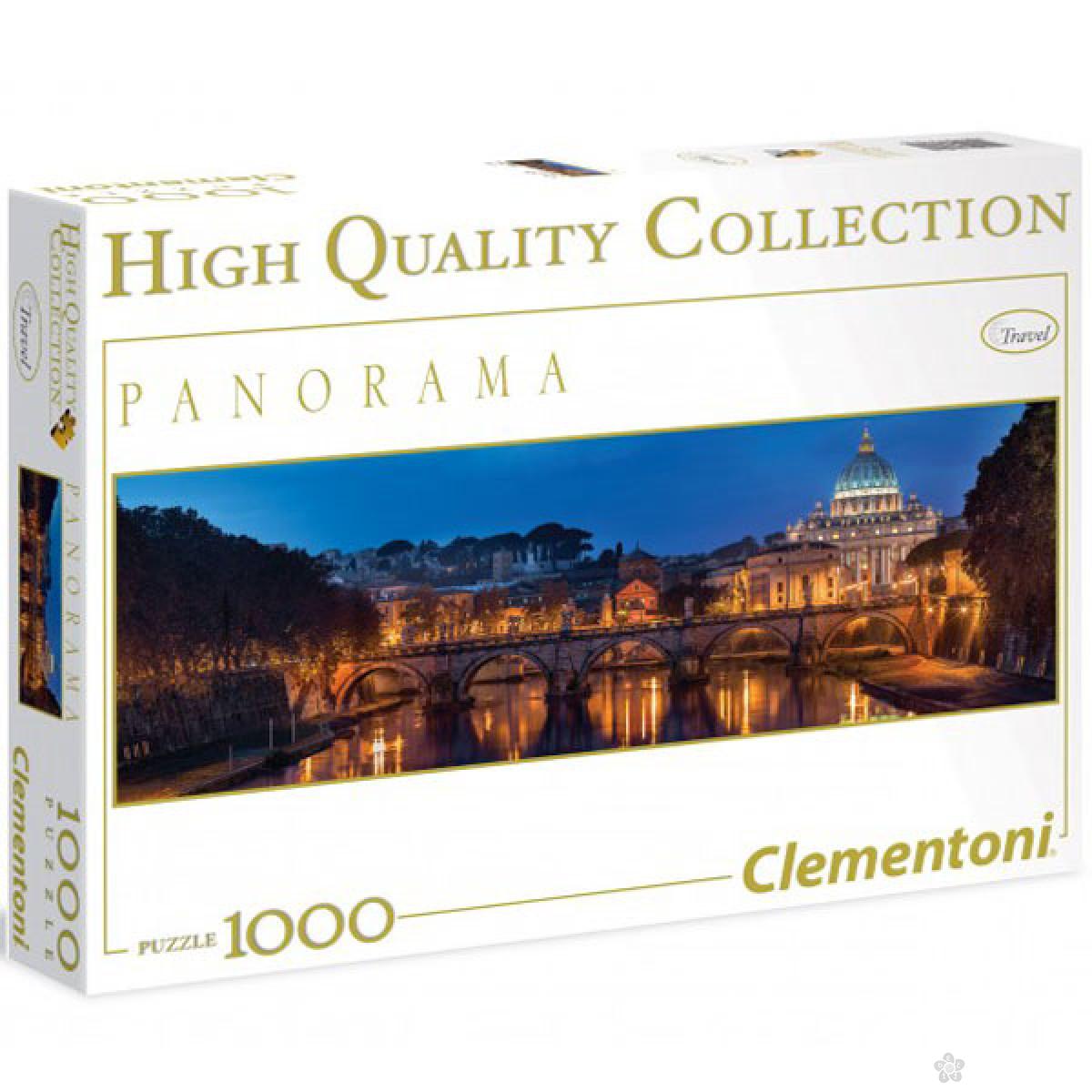 Puzzla Panorama Roma 1000 delova Clementoni, 39343 