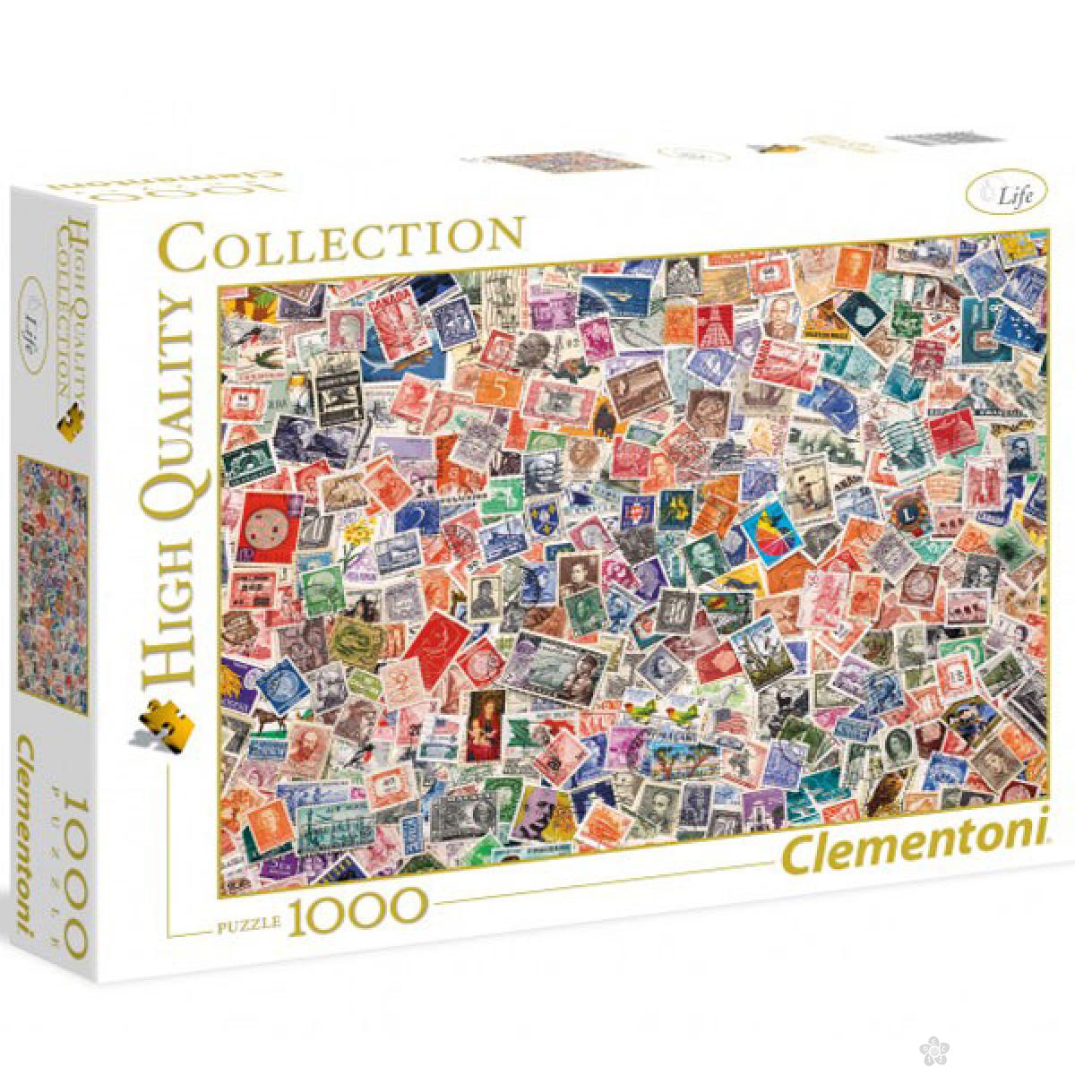 Puzzla Stamps 1000 delova Clementoni, 39387 