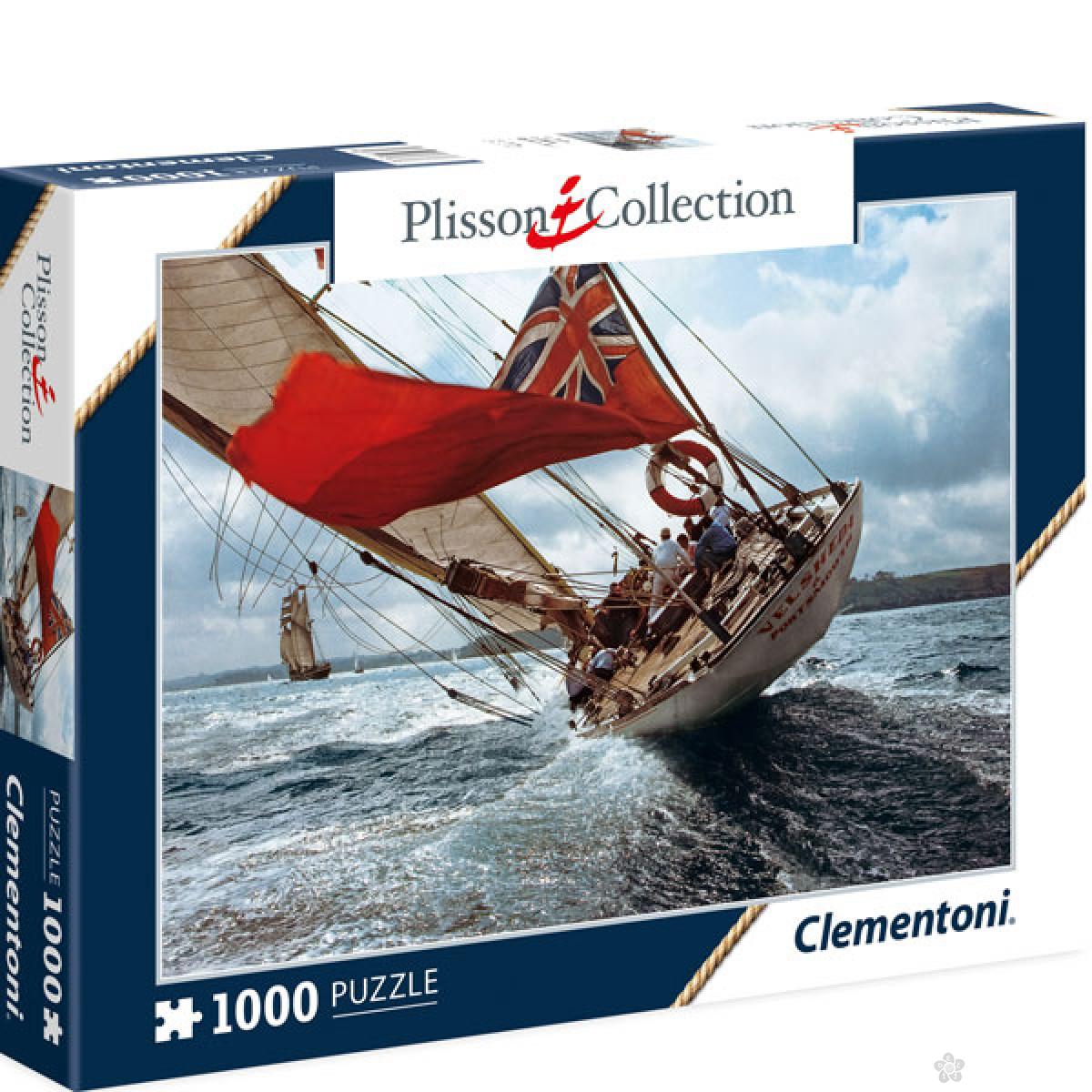 Puzzla Plisson: Sail ship Velsheda 1000 delova Clementoni, 39389 