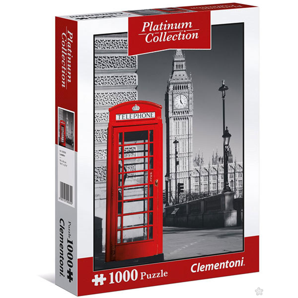 Puzzla Platinum collection London 1000 delova Clementoni, 39397 