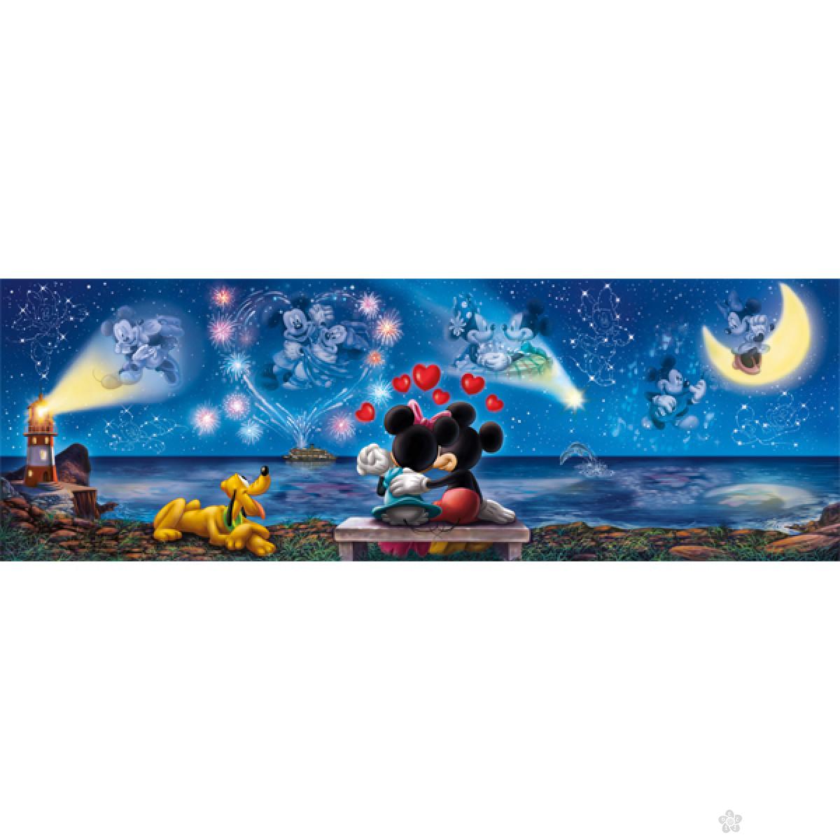 Clementoni puzzla Panorama Mickey and Minnie 1000Pcs 39449 