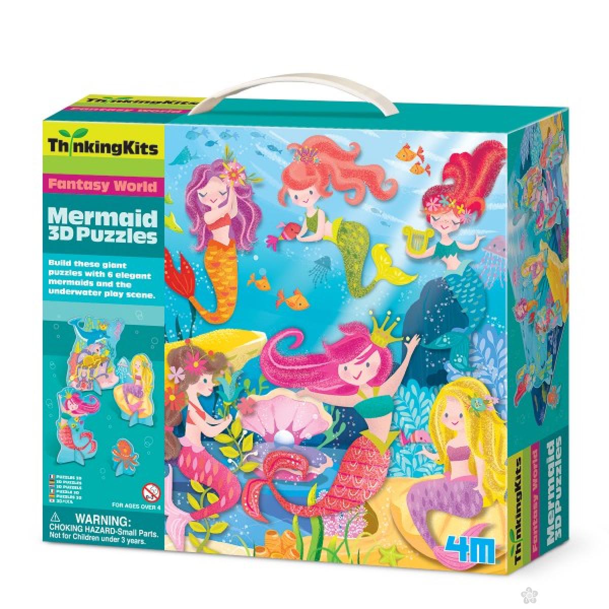 3D puzzle Mermaid 4M04719 