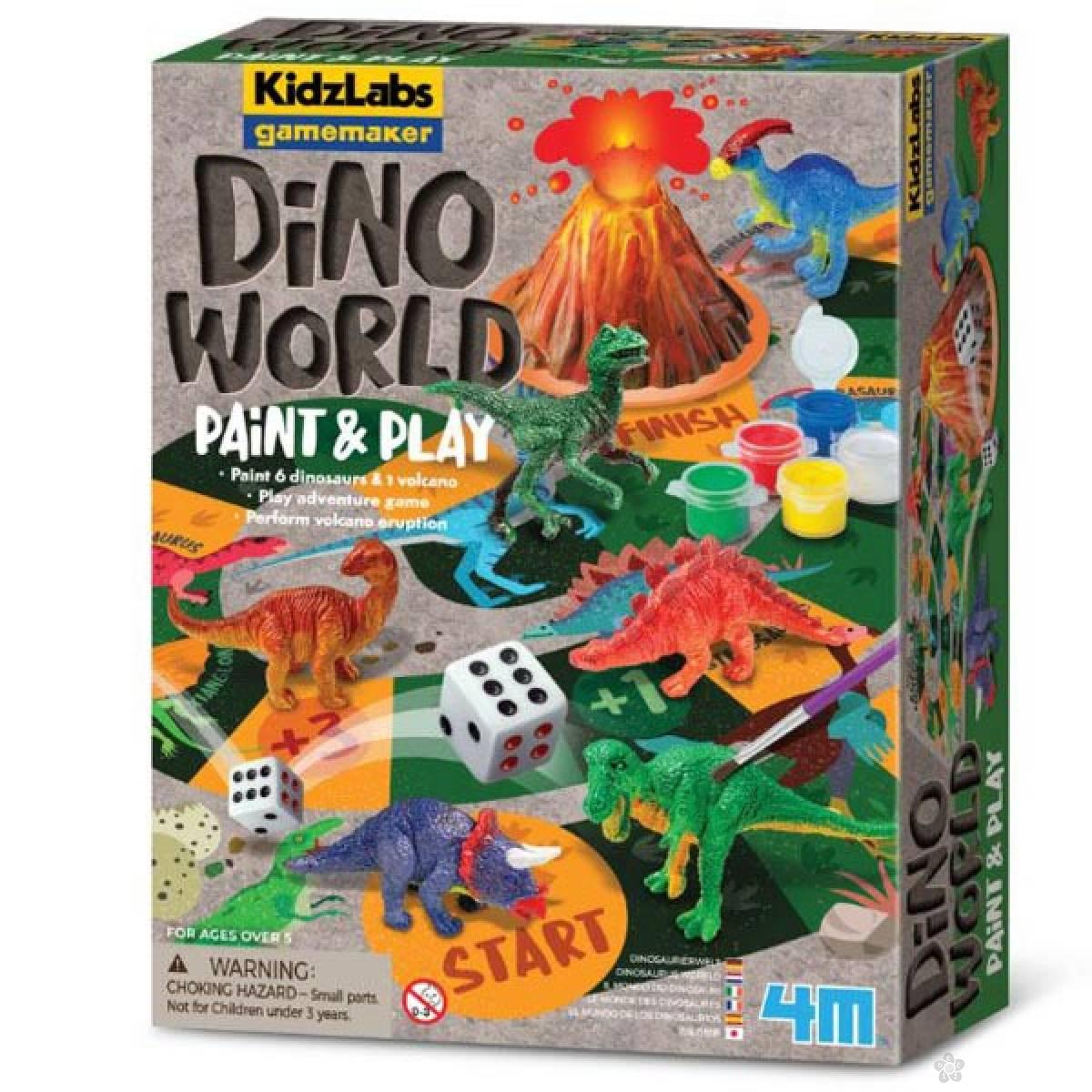 4M Dino World Paint and Play 4M03400 