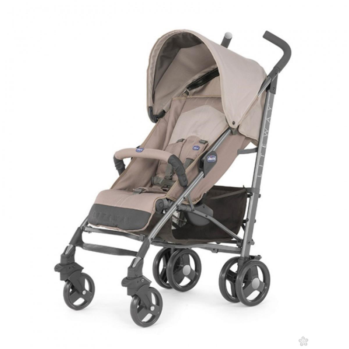 Kolica za bebe Chicco Liteway 2 Basic Sand - bež, 5020585 