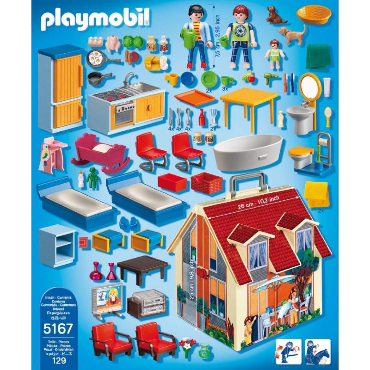 Kuća set u koferu Playmobil, 5167 