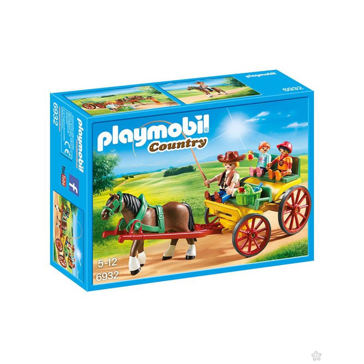 Zaprega za konje Playmobil, 6932 