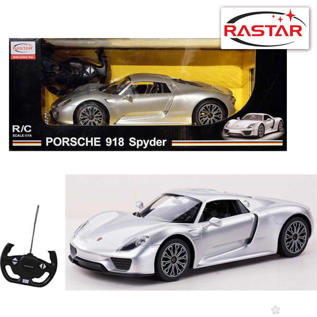 Auto na daljinsko upravljanje Rastar 1:14 Porsche 918 SW, 70700 