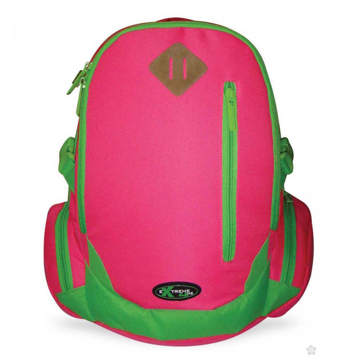 Ranac za školu Extreme4me pink-green 71352 