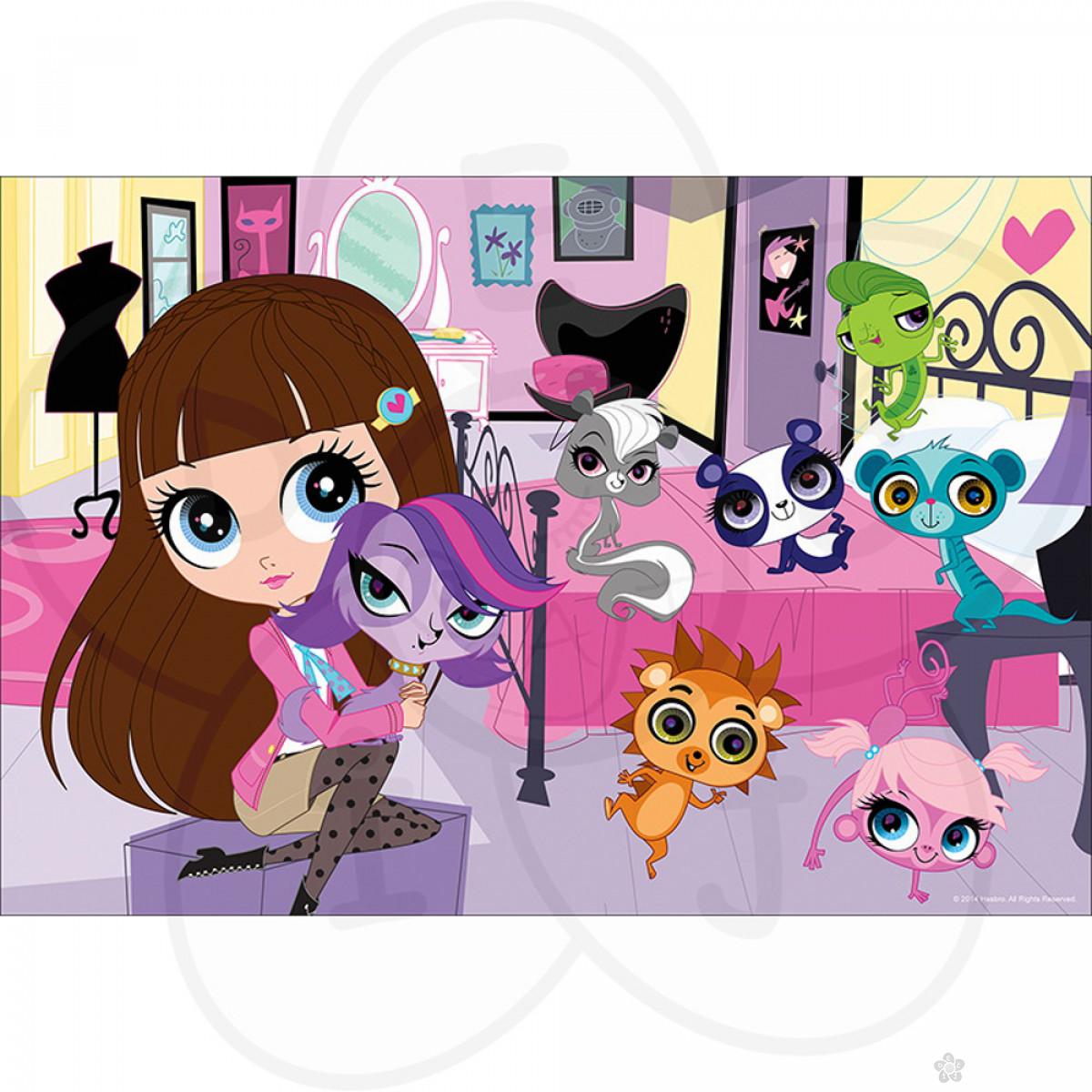 Trefl puzzla sa igricom - Littlest pet shop 