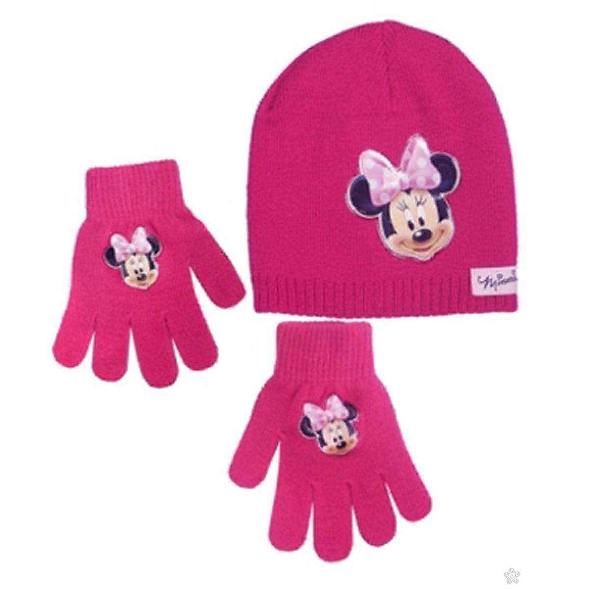 Zimski set kapa i rukavice MINNIE, D12258 