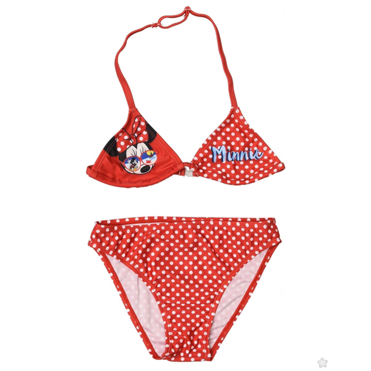 Dvodelni kupaći za devojčice - bikini Minnie Mouse, D92411 