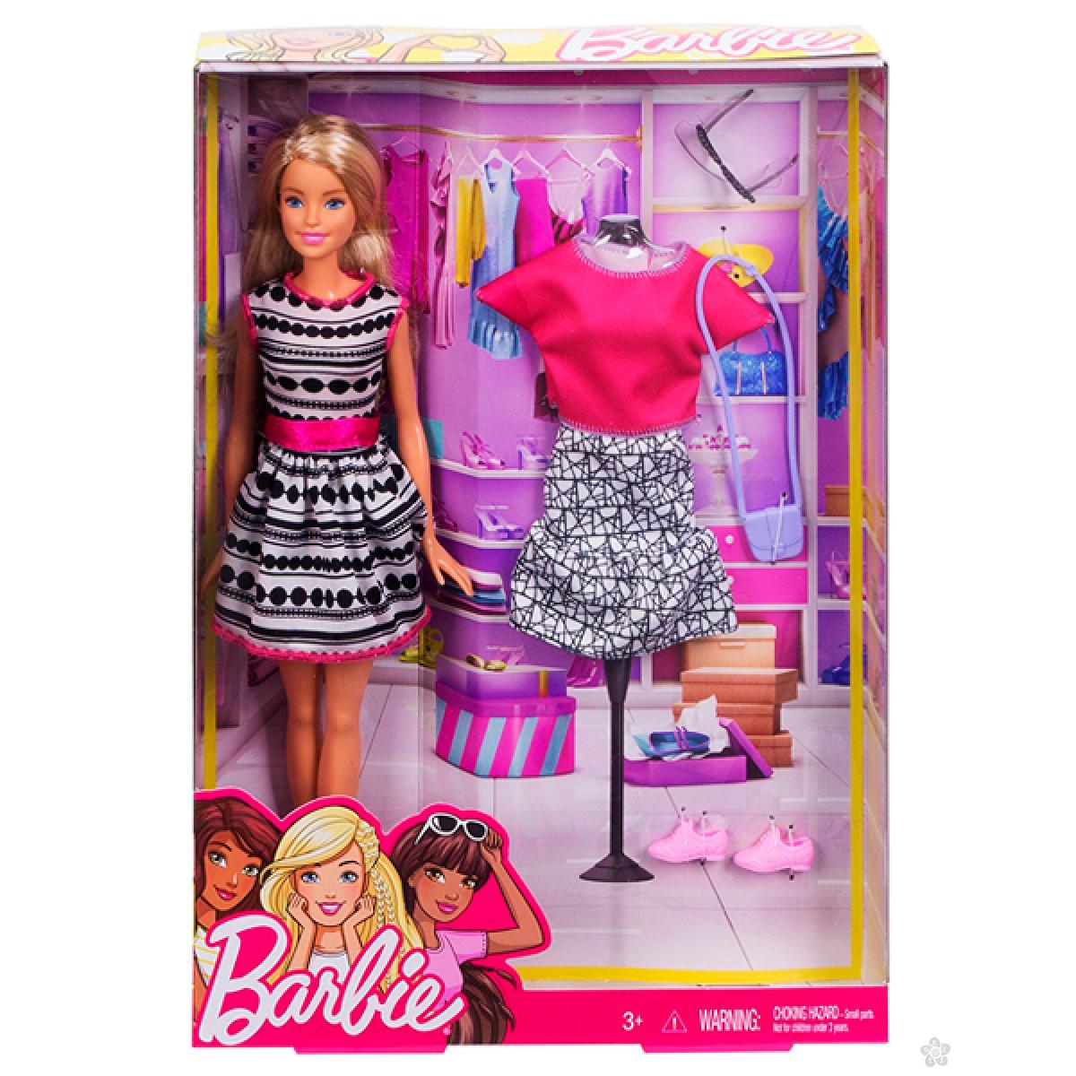 Barbie lutka i fashion set, 19868 