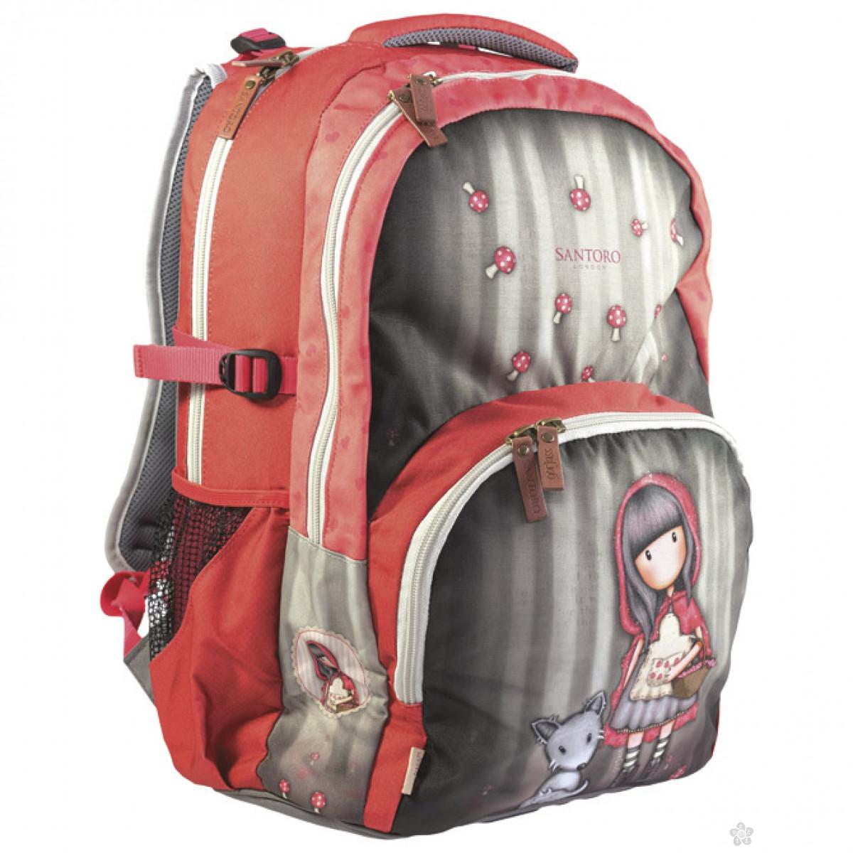 Gorjuss ranac đački 2 zipa Red Riding Hood G4193013 