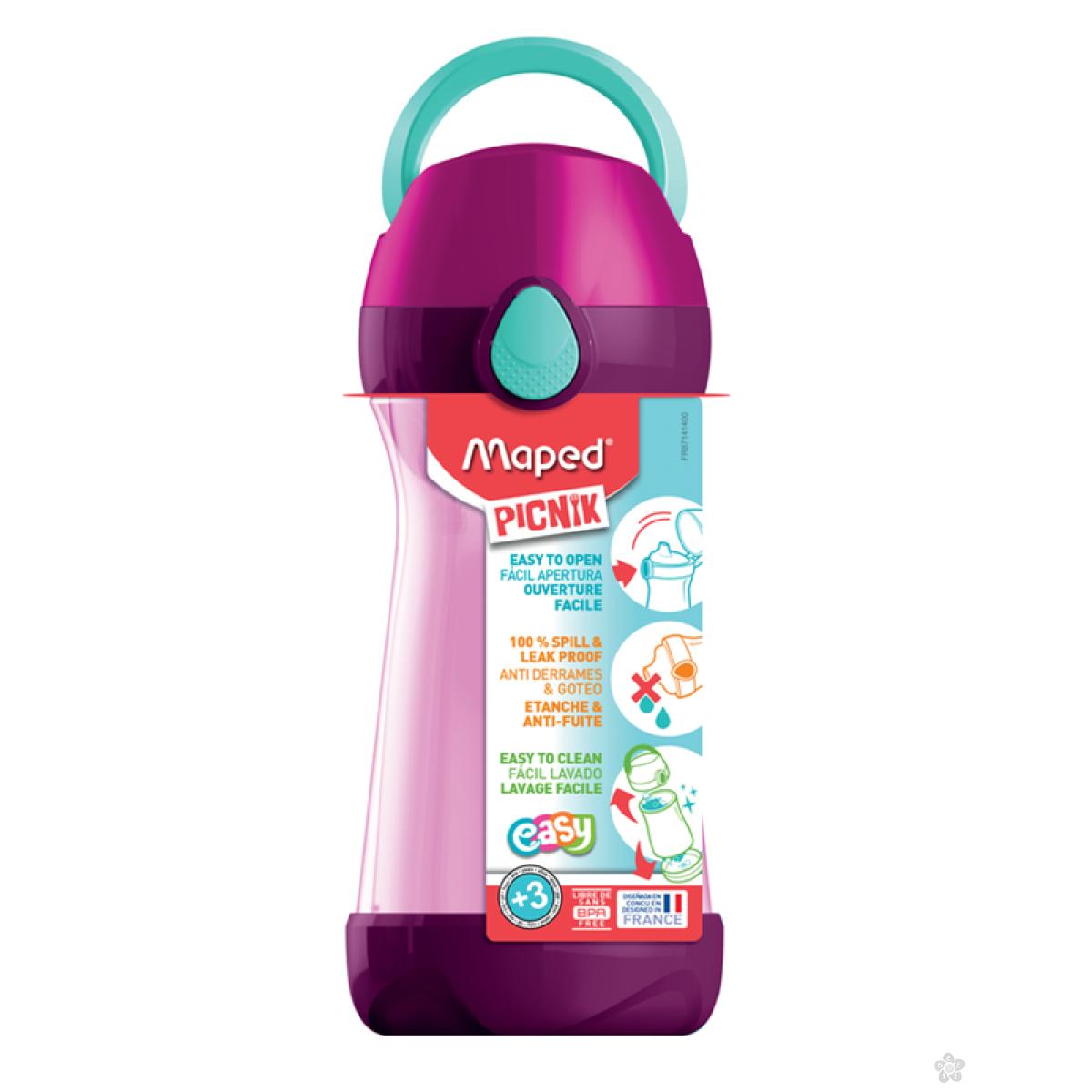 Maped Flaša za vodu Concept 430ml pink 